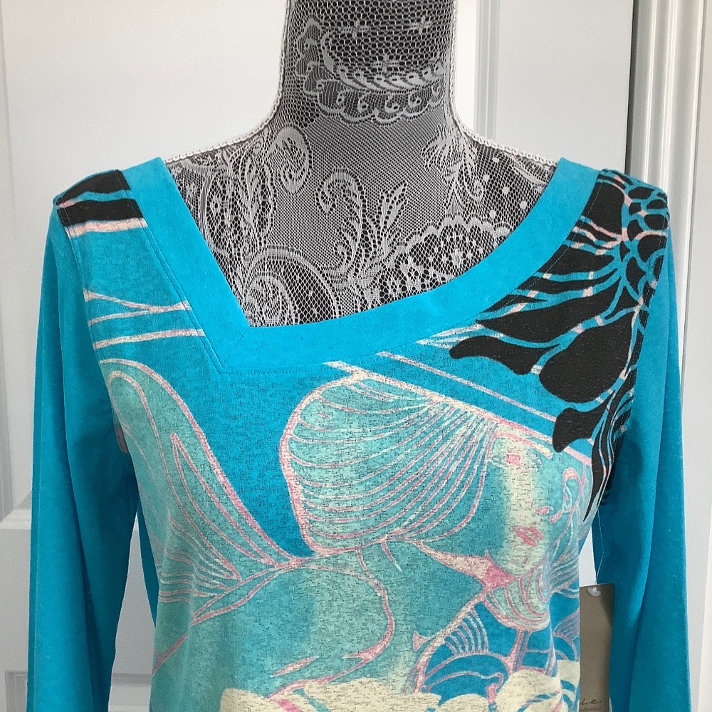 i.e. relaxed Women's Blouse, NWT, Size L - Picture 2 of 7